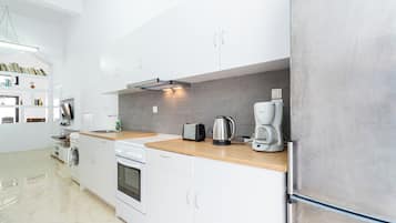 Apartamento, 1 quarto, vista para o jardim | Opções para refeição