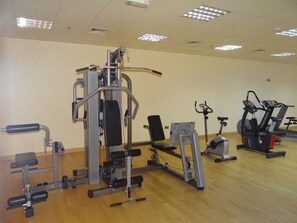 Apartment, 1 Bedroom, Accessible, Balcony | Fitness facility - Entire 1 Bedroom Apartment at Jumeirah Village Circle, Dubai (Dubai)
