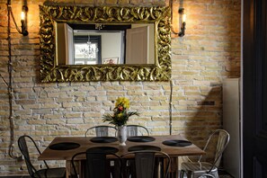 Apartment, 4 Bedrooms, City View | Dining room - New - Walnuttree Double 12 Person Apartment Central in Budapest - Hungary (Budapest)