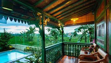 One Bedroom Private Pool Villa with Paddy View | View from room