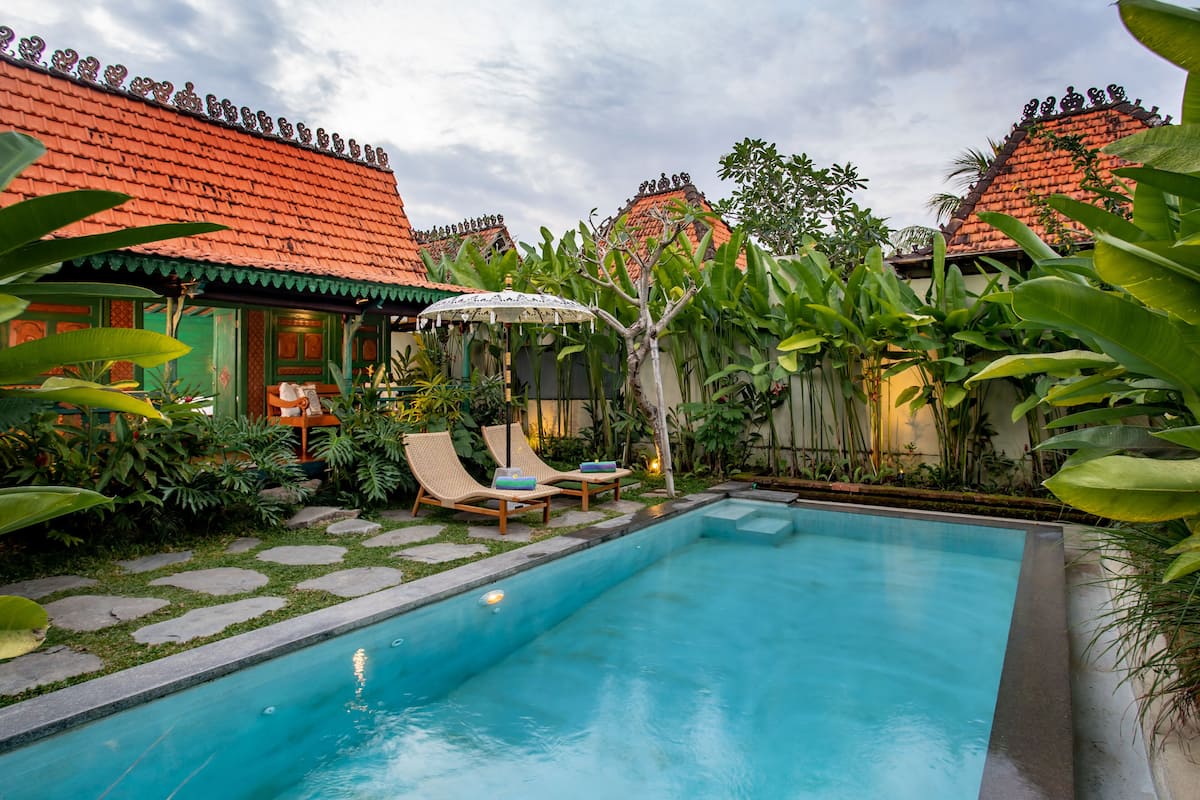 One Bedroom Private Pool Villa with Garden View | Teras/patio