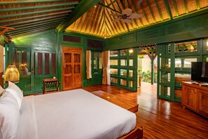 One Bedroom Honeymoon Private Pool Villa | Premium bedding, minibar, individually furnished, desk - Arya Arkananta Resort & Spa (Ubud)
