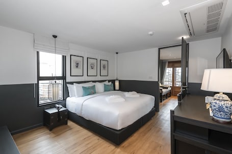 Quarto grand | Frigobar, cofres nos quartos, escrivaninha