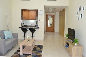 Televisión LED de 44 pulgadas con canales por satélite, una televisión