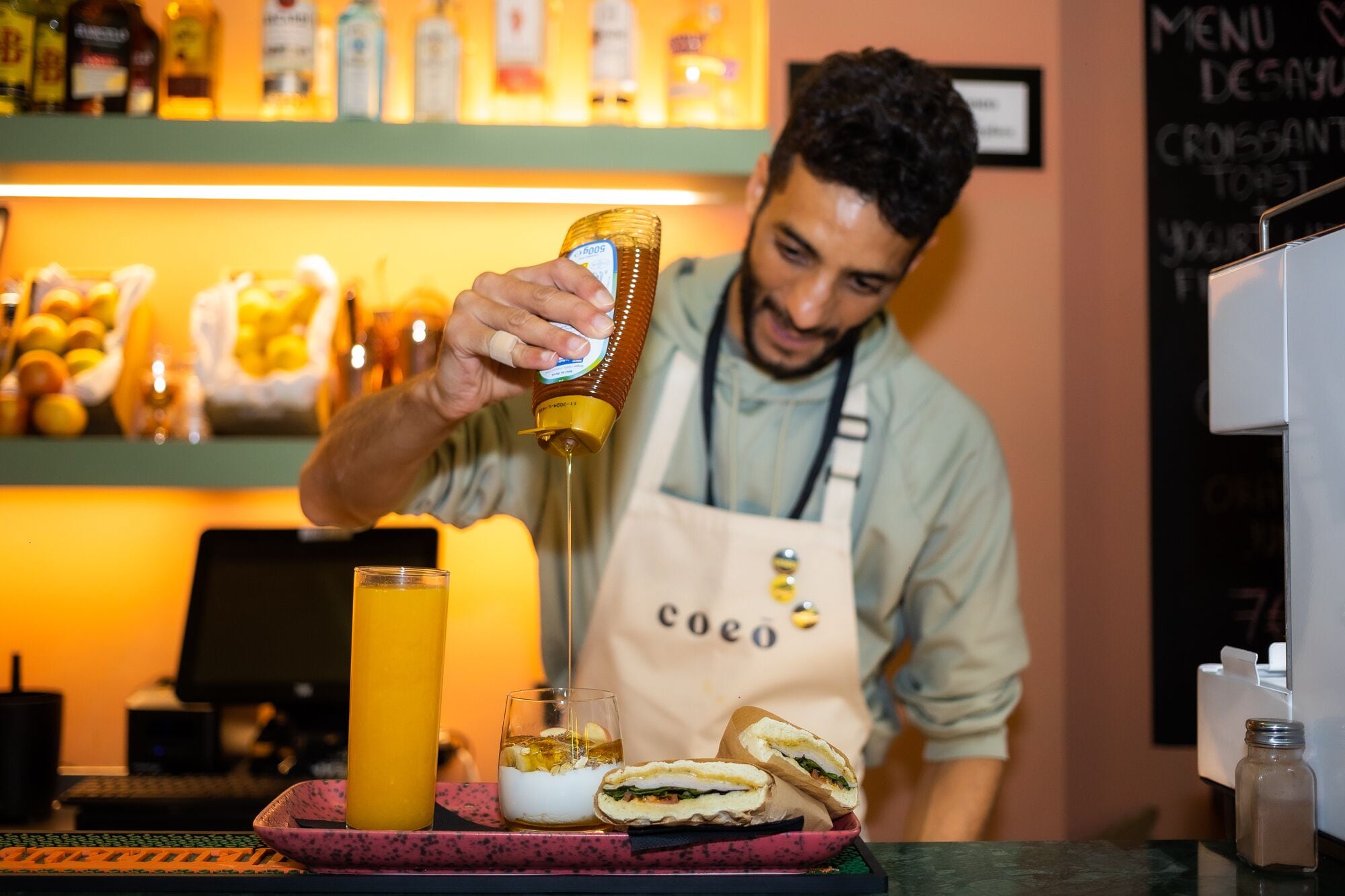 Daily cooked-to-order breakfast for a fee