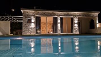 Apartment, 2 Bedrooms, Private Pool | Blackout curtains, soundproofing, iron/ironing board, free WiFi