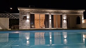 Apartment, 2 Bedrooms, Private Pool | Blackout curtains, soundproofing, iron/ironing board, free WiFi - Aqua Luxury Suites Roda (Corfu)