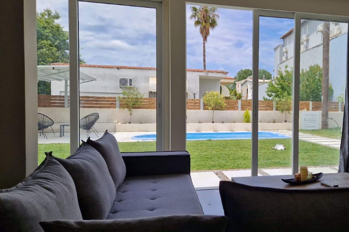 Apartment, 2 Bedrooms, Private Pool | Blackout drapes, soundproofing, iron/ironing board, free WiFi