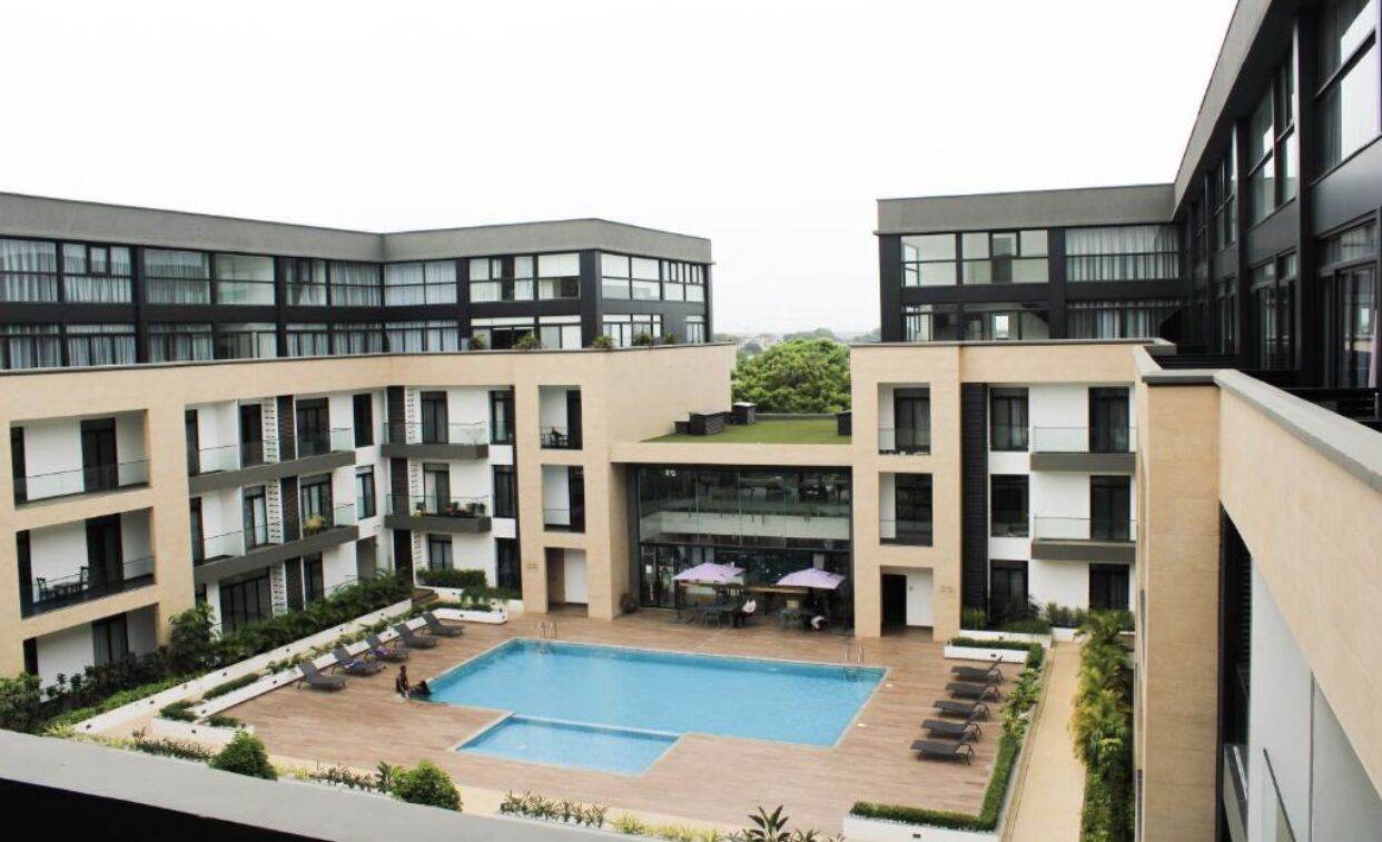 Alberca al aire libre 