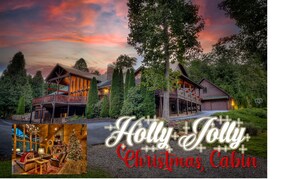 Exterior - 🌲HOLLY JOLLY CHRISTMAS CABIN, 9 KINGS! 6700 SF, 9 BDR, 8 BATHS!🌲 (Blairsville)