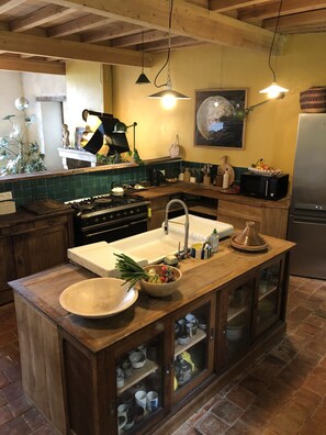 Highchair, dining tables, kitchen islands