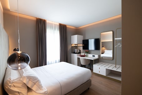 1 habitación y ropa de cama de alta calidad