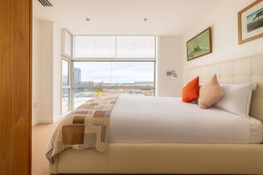 Staduitzicht vanuit accommodatie