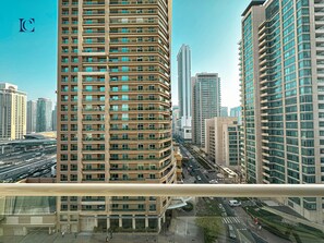 Blick vom Balkon