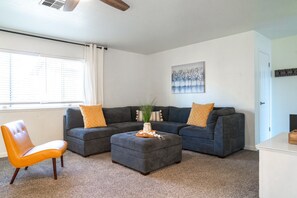 Smart TV, chimenea y servicios de streaming