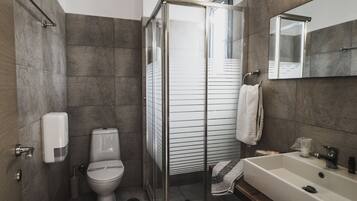 Deluxe Apartment | Bathroom | Shower, free toiletries, hair dryer, slippers