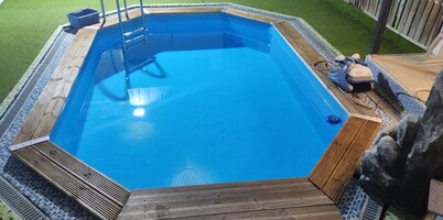 Pleasant house with swimming pool, jaccuzi and barbecue in the east of the island. 