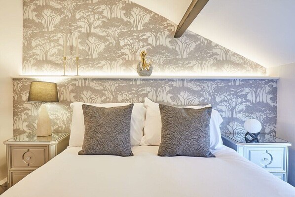 2 bedrooms, premium bedding, iron/ironing board, WiFi