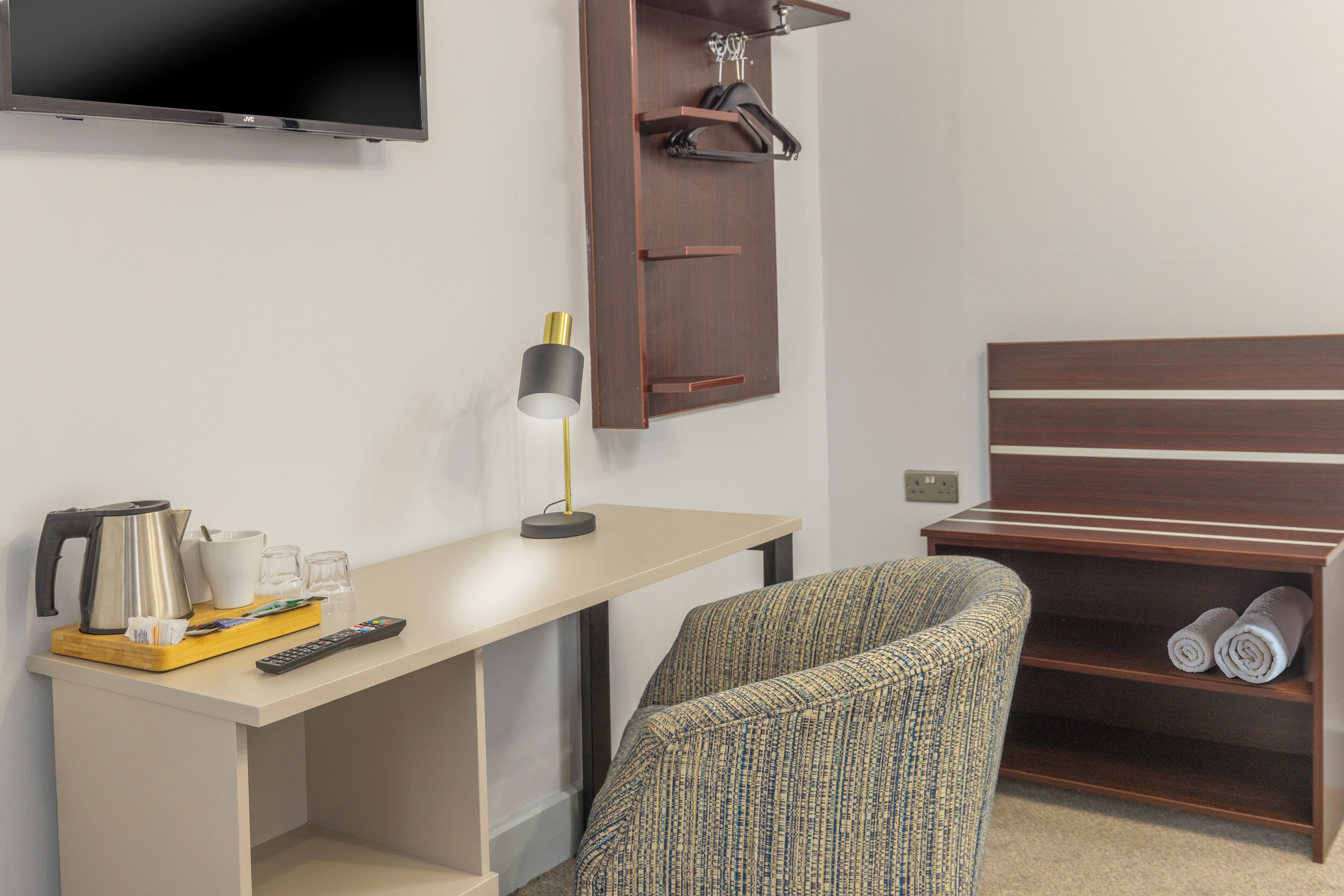 Premium bedding, free WiFi, bed sheets