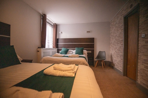 Standard Twin Room, 2 Double Beds | Premium bedding, free WiFi, bed sheets