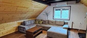 Holiday Home Sleme with jacuzzi, big garden and fireplace