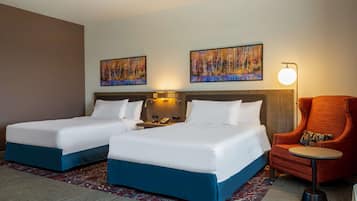 Skrivebord, skrivebord for bærbar PC og blendingsgardiner