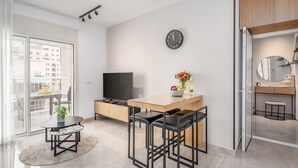 Apartment | Living area - Designed One bdr with balcony (Jerusalem)