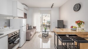 Apartment | Living area - Designed One bdr with balcony (Jerusalem)
