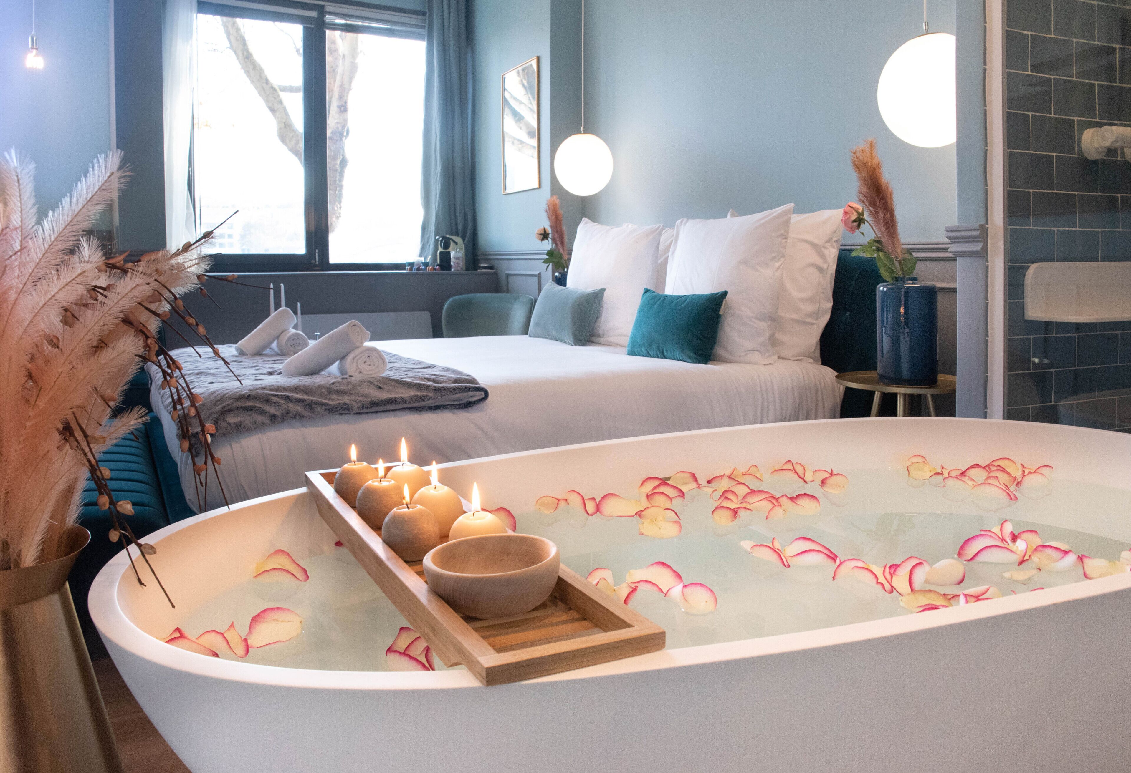 The Parisian Blue Eiffel Tower