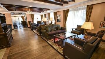 Sitteområde i lobbyen