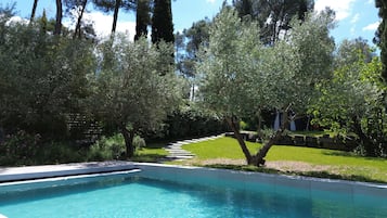 AuĂenpool, beheizter Pool