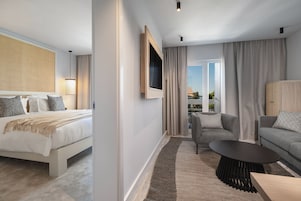 Ropa de cama de alta calidad, minibar y sistema de insonorización 