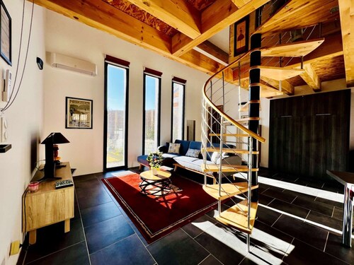 ⭐ Le Grand Sabouillon ⭐ Villa style loft ⭐ piscine privée ⭐ vue Mt Ventoux ⭐