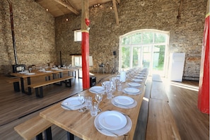 Dining - Group estate near Lyon for 34 people (Lavoine)