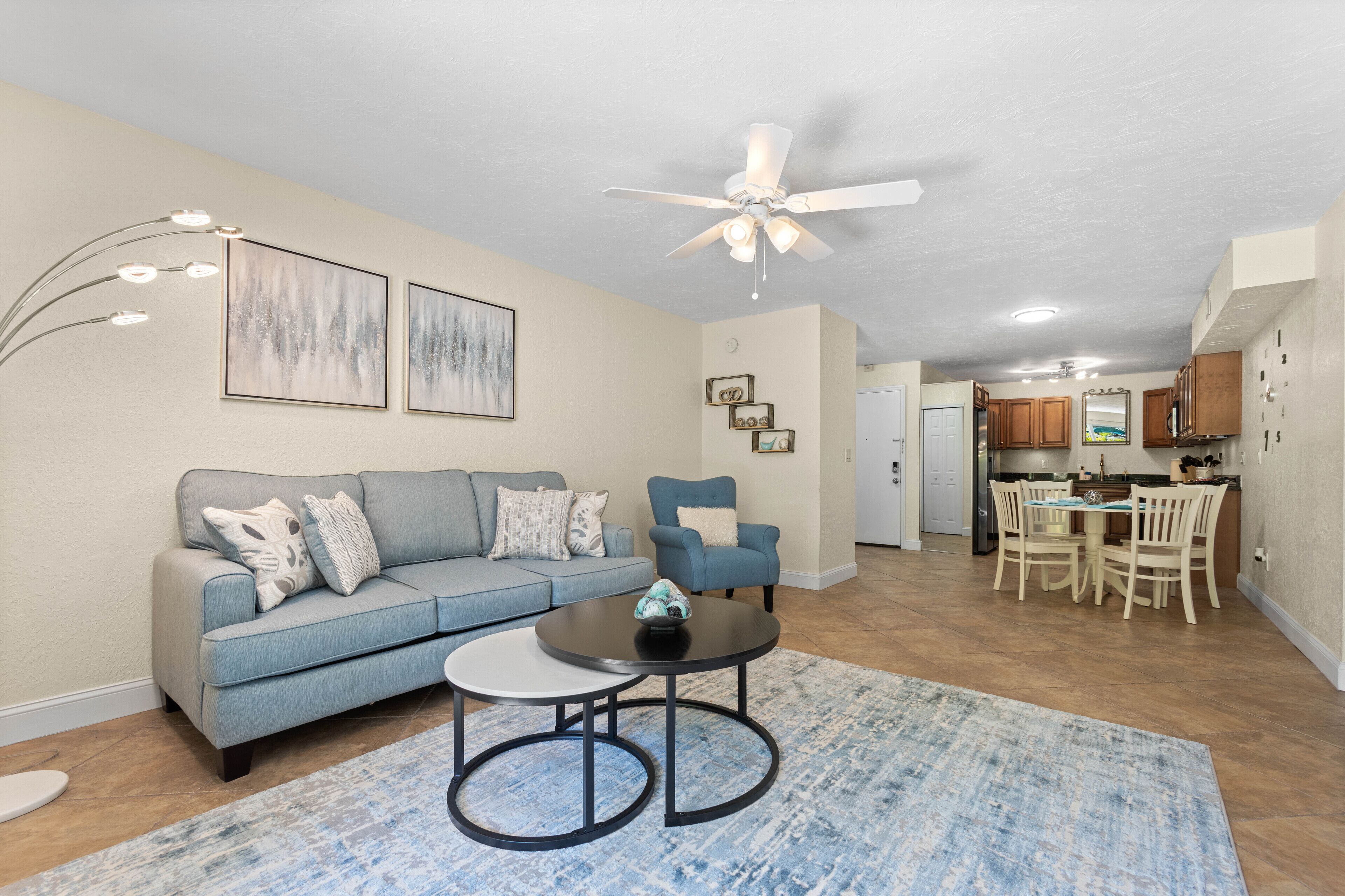 2/2 condo with garden+heated pool+6min from Siesta