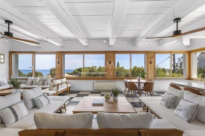 Villa Paradis sea view 200 m from the beach