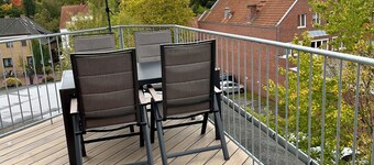 140qm Pentouse-Wohnung für bis zu 6 Personen mit Dachterrasse im Stadtzentrum