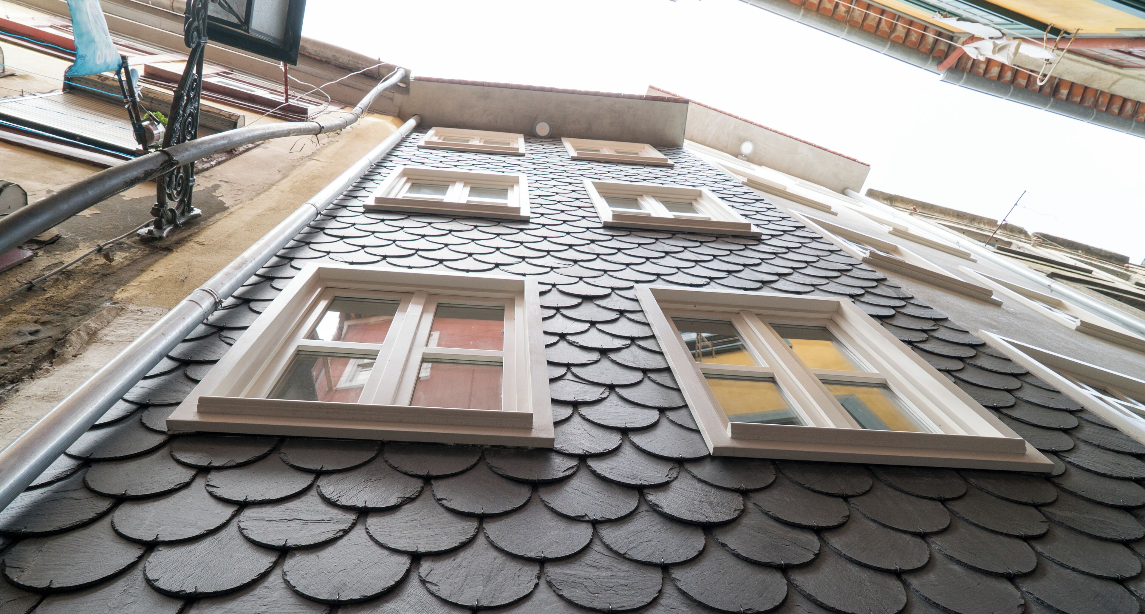 Majoituspaikan julkisivu