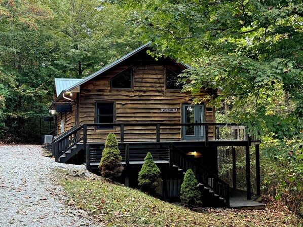 Exterior - "Treehouse Suite" at Rustic Retreat Cabin w/Old Fashion Saun (Nashville)