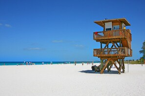 Beach nearby, beach towels