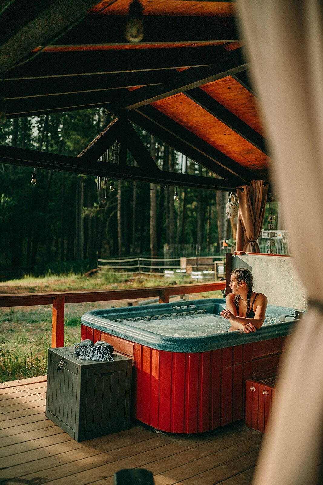 Bain à remous extérieur