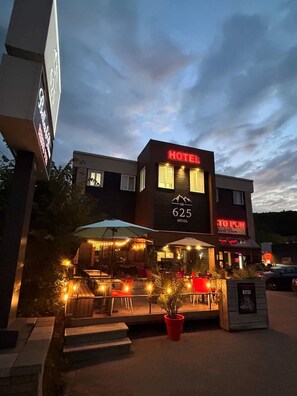 Façade de l’hébergement