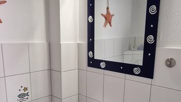 Bathtub, soap, toilet paper