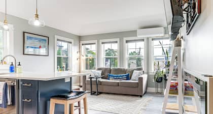 Walk to Dtwn: Charlevoix Condo w/ Fireplace