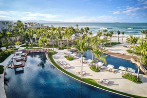 3 outdoor pools, cabanas (surcharge), pool umbrellas