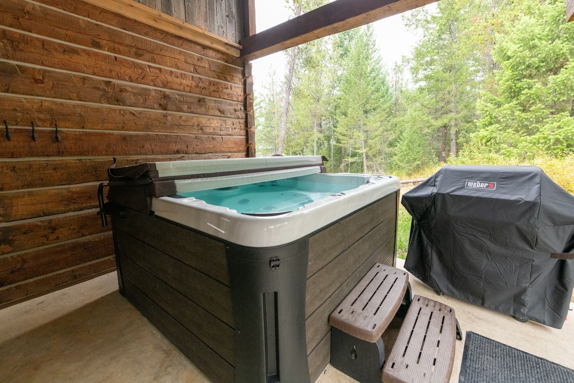 Idromassaggio all'aperto