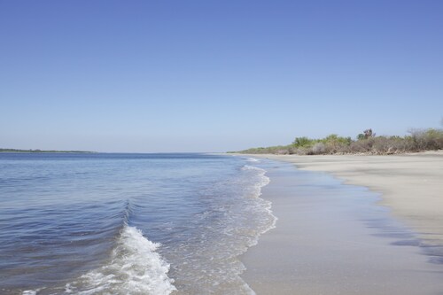 Secluded Home with a private beach! On an island accessible by boat.