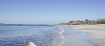Secluded Home with a private beach! On an island accessible by boat.