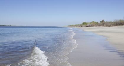 Secluded Home with a private beach! On an island accessible by boat.