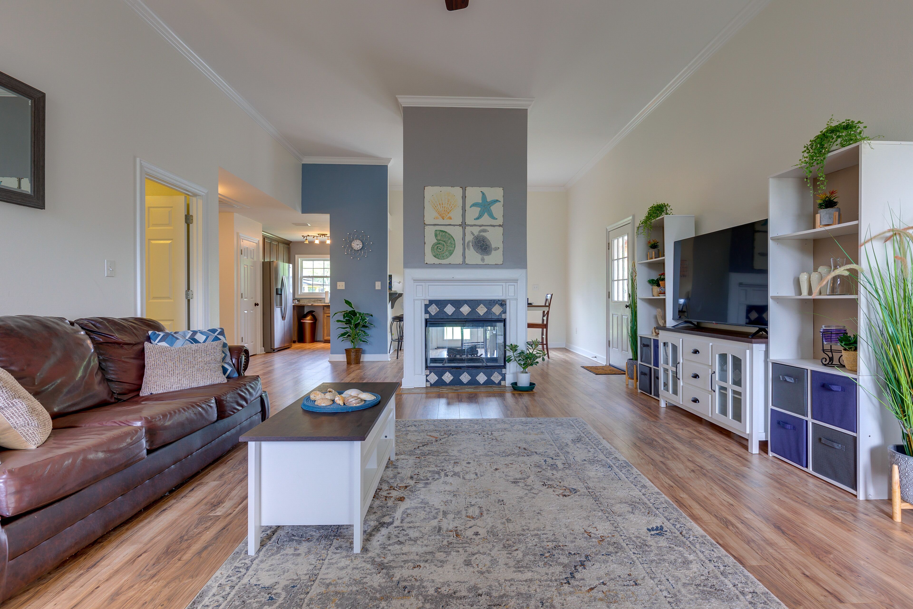 Family-Friendly Home w/ Yard, 1 Mi to Beach!